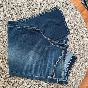 Silver Jeans Dark Blue Cropped Jeans